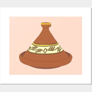 Tajine Hand Drawn - Tagine - طاجين Posters and Art